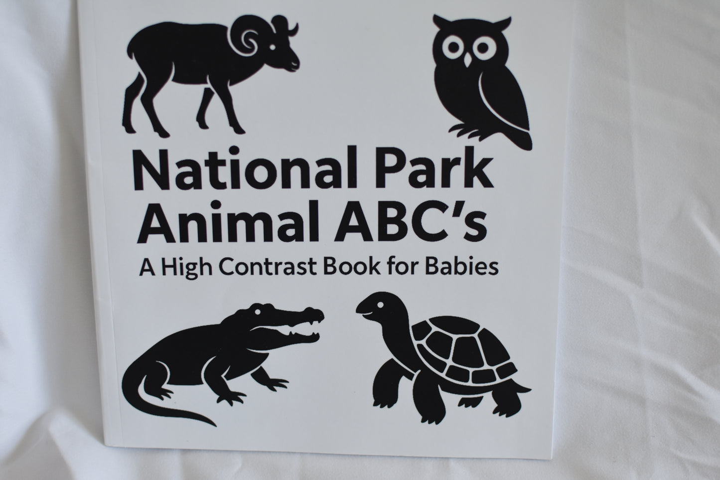 National Park Animal ABC's: A High Contrast Book for Babies